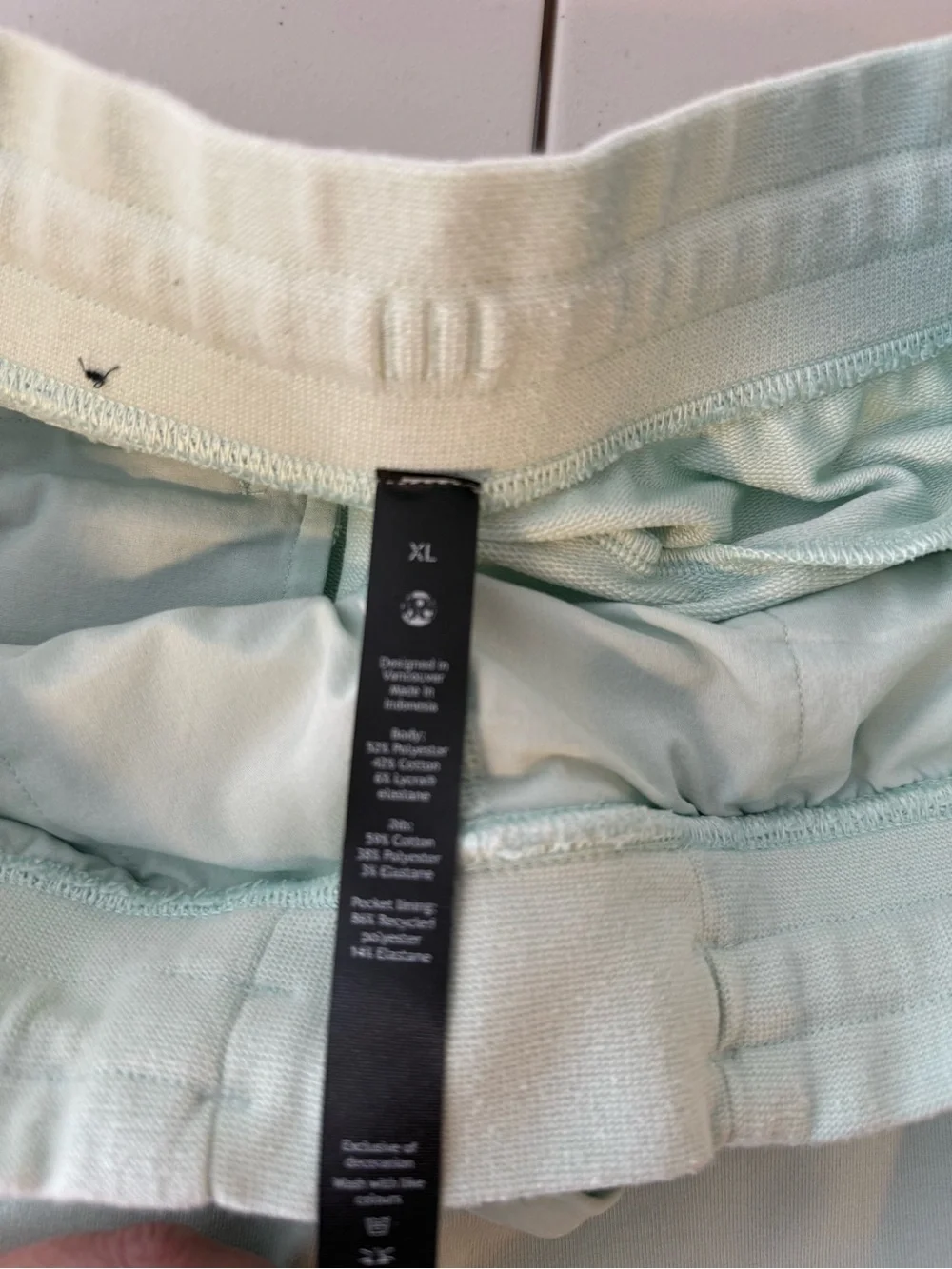 Lululemon Mint Green Jogger Pants XL Soft Stretch Lounge Travel Athleisure